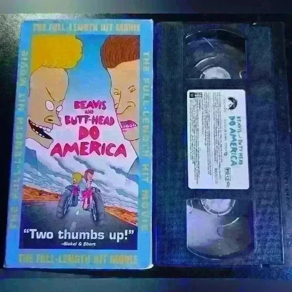 Vintage Y2K Beavis & Butthead Do America Retro VHS Movie Video Tape Cassette - Picture 1 of 1